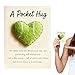 3 Pack Softball Pocket Heart Hug with Card, Charming Heart-Shaped Soft-Ball Pocket Heart Hug, Can Be Given As to Softball Lovers, Sports Themed Encouragement for Sport Lover