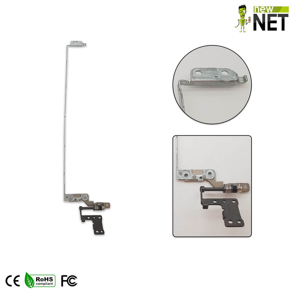 new net - Hinges Coppia Cerniere Supporti staffe per LCD Display compatibili con HP 250 G8 255 G8 ProBook 440 G8 256 G8