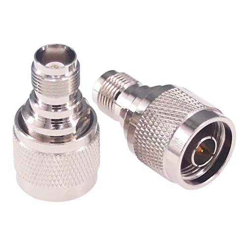 Adaptador RF coaxial N macho a TNC hembra 2 piezas miniatura 3