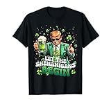 Let The Shenanigans Begin Funny Trump St Patrick's Day T-Shirt