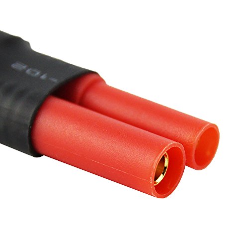 Adaptador TRX Traxxas a conector RCA 4mm macho hembra para cables de audio y carga 5