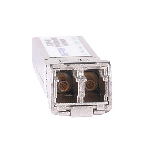 Image of 1Pack 10GBASE-SR SFP+ Transceiver LC Mini-GBIC Multimode 850nm, 300M, DDM 10G SFP+ Module Compatible with Cisco SFP-10G-SR, Ubiquiti UF-MM-10G, Netgear, Mikrotik, D-Link, Supermicro, Linksys