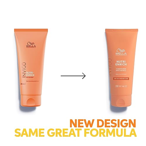 Wella Professionals Professional Hair Care, Invigo Nutri-Enrich Conditioner for Dry Damaged Hair, Repair & Strengthen Dull Hair, Deeply Nourishing Hair Conditioner - Image 5