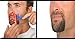 Revo Hair Goatee & Beard Trimmer Template - Mens Grooming Kit – Universal Size Haircut Shaving Set - Shaping Edge Up Barber Tool - Self Cut Stencil/Guide for Mustache & Hairline Lineup - Bundle Comb