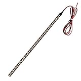 Kaito Denshi(海渡電子) LEDテープライト 車 12V 高密度 240LED/m 防水 車外 照明 常時点灯 正面発光 切断可能 イルミネーション 電飾 カスタム 1チップ 黒ベース 30cm 白色