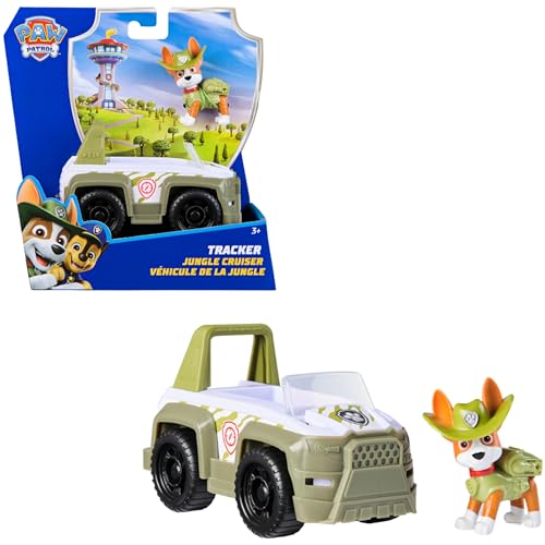 PAW PATROL - Tracker-Figur mit Dschungel-Fahrzeug, stabiles...