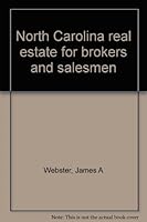 North Carolina real estate for brokers and salesmen 0136236111 Book Cover