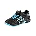 Kempa Attack 2.0 Junior, Chaussure de Handball, Noir/Aqua, 35 EU