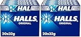 Halls Eucalipto - Caramelo duro - Caja con 20 Sticks de 32 g (Paquete de 2)