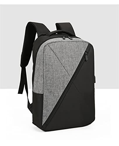 Sac à dos en tissu oxford de couleur unie avec accessoires coordonnés