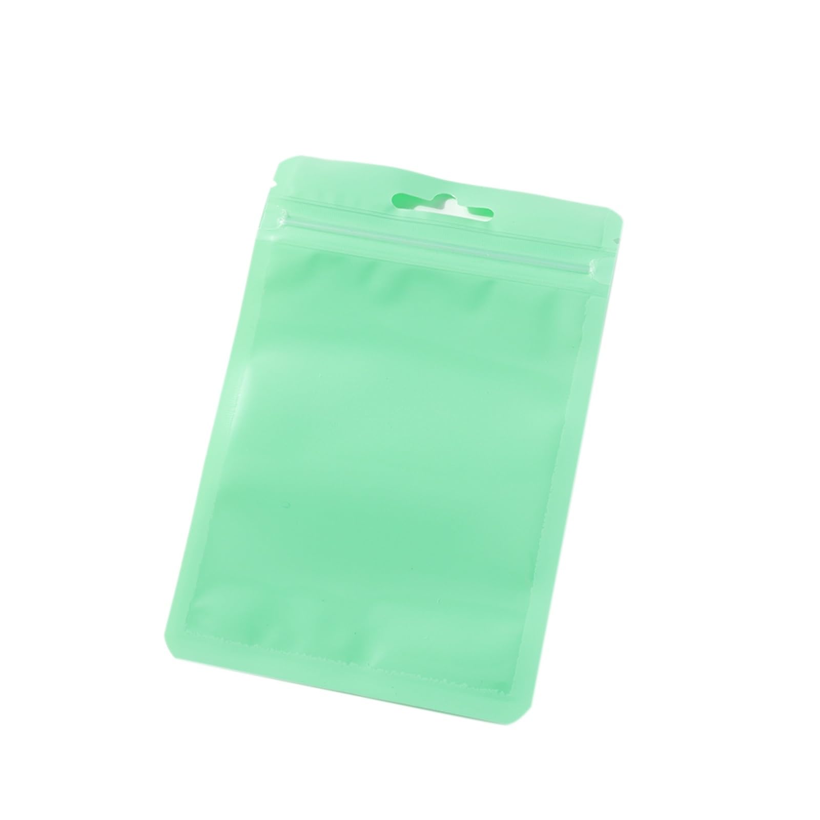 Doxicey Jewelry Package Bags 100Pcs Self-Sealing Resealable Bag Foil Zipper Pouch Jewelry Display Organization Packaging Gift Storage for Necklace Bracelet Earring Ring(Fluorescent Green,10.5x15cm)