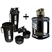 Produktbild Optimum Nutrition 2 Liter Wasserflasche + Protein-Shaker mit 600-ml-Aufbewahrung