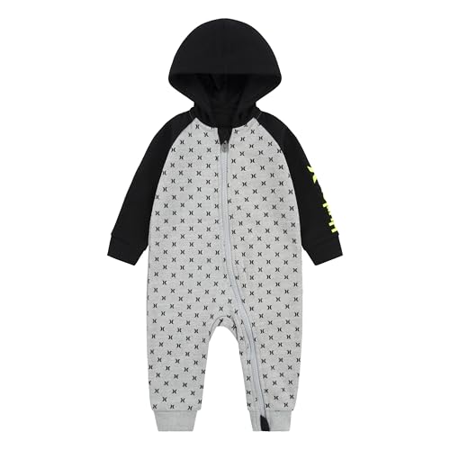 Image of Hurley Baby Boy's Long Sleeve Hooded Coverall
