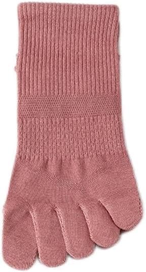 Spring and Sports Five-finger Socks Women's Mid-tube Cotton Breathable Cracked Toe