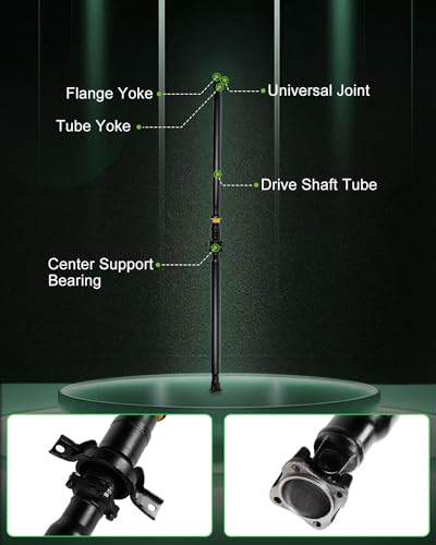 SCITOO Rear Driveshaft Propeller Shaft Length 82.6-in Compatible with 1997-2001 for Honda CR-V 2.0L - Thumbnail 4