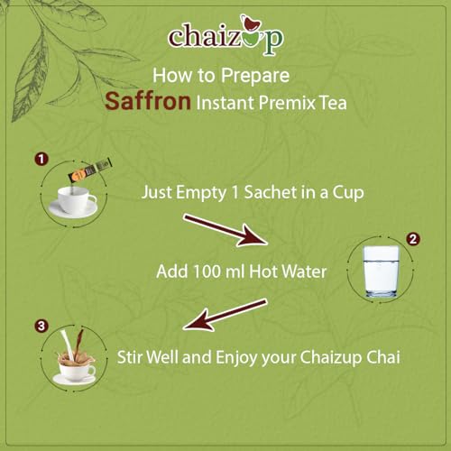 Image of Chaizup Premium 1 Min Instant Cardamom Tea Premix - 30 Sachets | Cardamom Flavours | 30 Servings | 420g (Pack of 3)