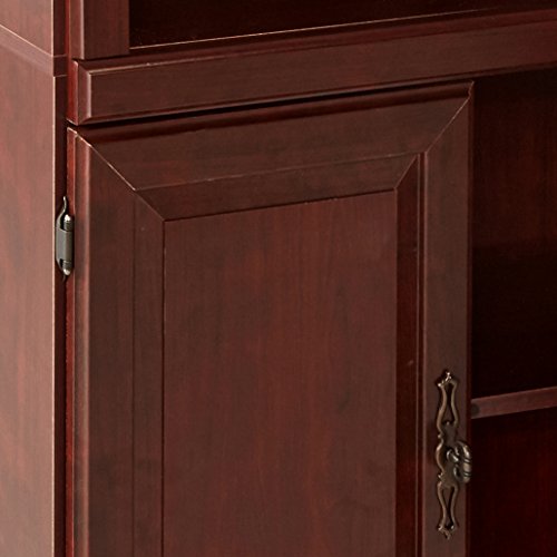 Sauder Heritage Hill 4 Tier Library With Doors - Classic Cherry Finish #TOP5