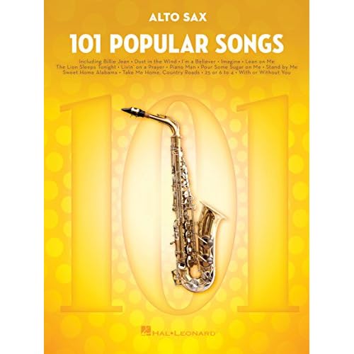 101 popular songs - saxophone alto: For Alto Sax