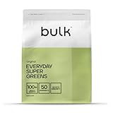 Bulk Everyday Super Greens Polvo | Original | 60 Porciones | Con 50 Vitaminas, Minerales & Superfoods | Rico en Vitamina C, D & B12 | Apoya Inmunidad & Bienestar