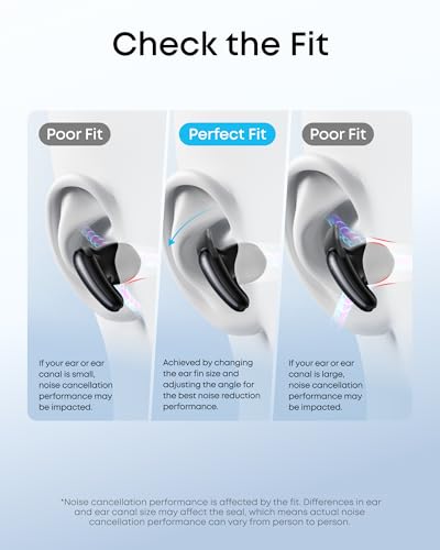 Soundcore Liberty Buds de Anker, Diseño Semiauricular, AImohadillas Extraíbles, Cancelación de Ruido, Carga Rápida, Auriculares Bluetooth, Aauriculares de Traducción, 30 h de Uso - imagen 8