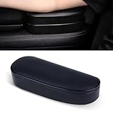 Neferta 1 PC Car Door Side Left Elbow Support Pad, 8.66' x 3.14' Multi-Function Adjustable Storage Box Comfortable Booster Pad, Relieve Driver Arm Fatigue Armrest Pad, Universal for Cars (Black)