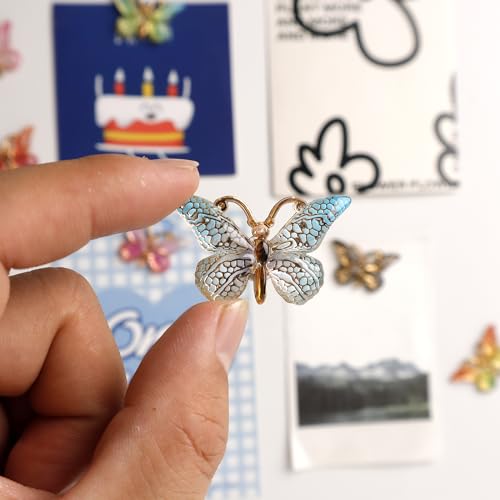 24 Imanes Decorativos en Forma de Mariposa para Refrigerador miniatura 4