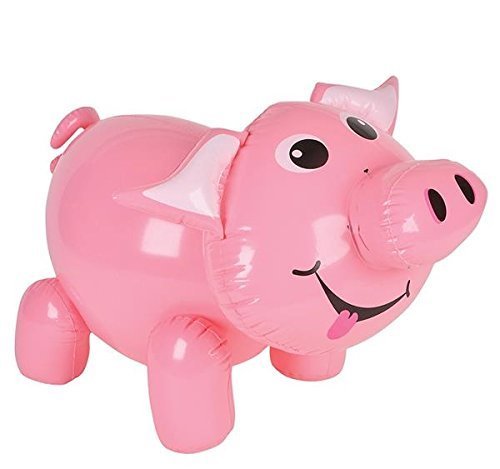 RIN Set of Six (6) Adorable Pig Inflates- 24 "