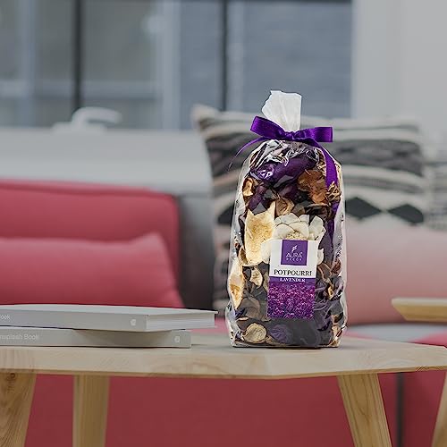 AuraDecor 150gm Dried Natural Fragrance Potpourri Fragrance with Petals & Buds (French Lavender)