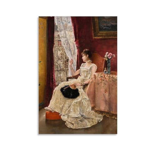 Décoration murale Rêverie Alfred Stevens pour créer une ambiance feutrée et cosy dans votre bureau