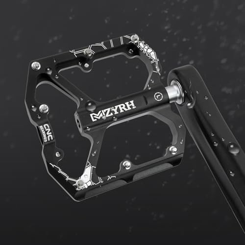 MZYRH Mountain Bike Pedals, 9/16 Inch 3 Bearing Bicycle Pedals - Image 4
