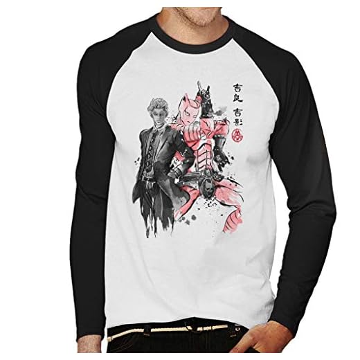 Cloud City 7 Killer Queen Sumie Jojos Bizarre Adventure herr baseboll långärmad t-shirt