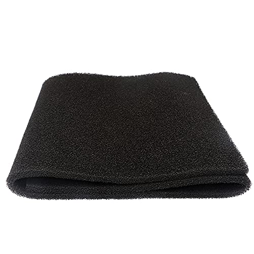 Cut To Fit Activated Carbon Media Pad Pre Filter, Sponge Filter Carbon For Aquarium Fish Tank Pond Reef Canister (36 X 12 X 0.4 Inch 1Pcs) #TOP2