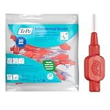 TePe Interdentalbürste, Extra Soft, Rot, 0,5 mm/ISO 2, 20 Stk., Plaque-Entfernung, effiziente Reinigung der Zahnzwischenräume, für kleine Lücken