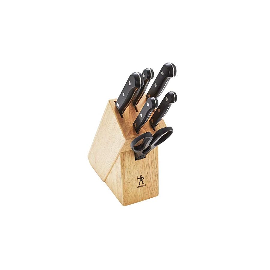 HENCKELS-Solution-Razor-Sharp-7-pc-Knife-Set-German-Engineered-Informed-by-100-Years-of-Mastery-Chefs-Knife HENCKELS Solution Razor-Sharp 7-pc Knife Set, Chef Knife, Bread Knife,German Engineered Informed by 100+ Years of Mastery, Brown