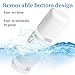 White Travel Toothbrush Case with Cup, Travel Toothbrush Holder Portable Compact Toothpaste Cover Container Toothbrushs Holder with Mouthwash Cup Detachable Bottom Holders for Traveling School Home