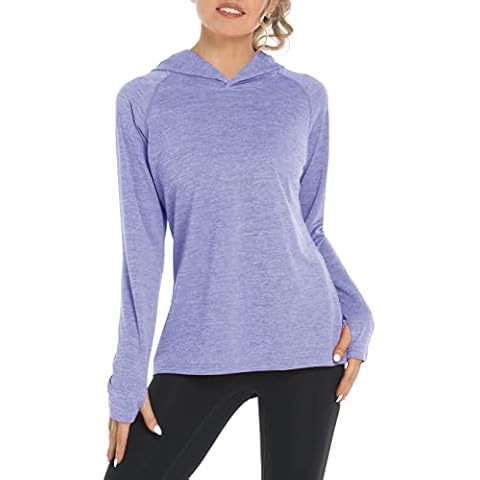 KEFITEVD Sudadera con Capucha de Manga Larga UPF 50+ Cover