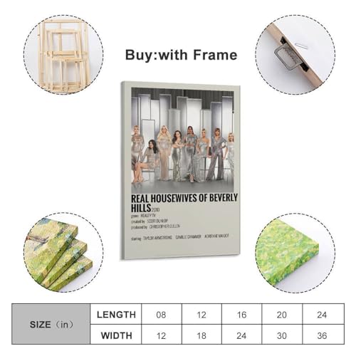 letty Real Housewives of Beverly Hills Poster Wall Art Poster Gift For Friend Bed Room Living Room Decor Modern Aesthetic Frame-style 24x36inch(60x90cm) - 2