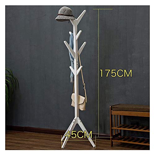 JINGJINTAO Mantelgestell Stehgarderobe Garderobenständer-Einfache Massivholz Garderobe Stock Schlafzimmer Kleiderbügel Kleiderständer Wohnzimmer Haushalt Lagerregale Cover