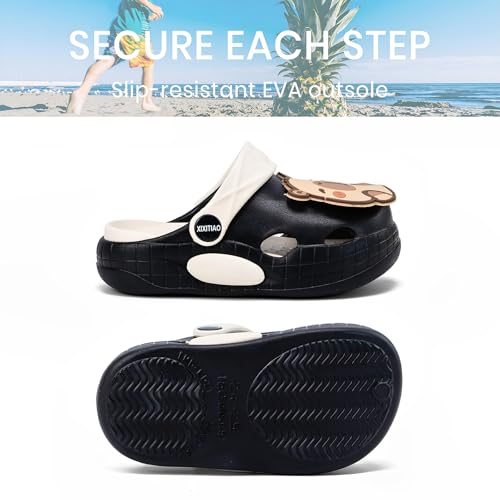 Image of Cute Capybara Slippers for Kids,Kids Girls Boys Clogs Garden Shoes,Funny Toddler Animal Slides Sandals,Water Shower Beach Pool Slippers Indoor Outdoor