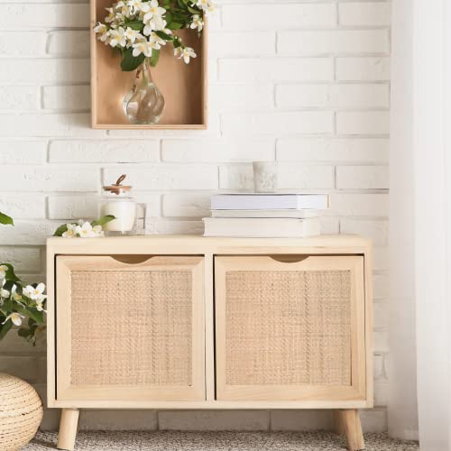 24" Width Natural Cane Webbing 5 Feet Close Rattan Webbing For Caning Projects Woven Cane Roll Rattan Sheet For Furniture Chair Cabinet Ceiling #TOP4