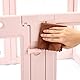 VEVOR Wurfkiste für Welpen, 1540x1000x600 mm, Welpenlaufstall, mit transparenten Fenstern und Schloss, pinken Rahmen, Hundelaufstall, Tierlaufstall, Hunde Wurfbox für mittelgroße Hunde