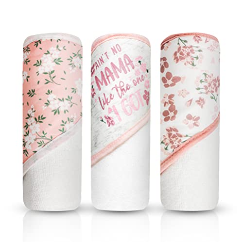 Image of MODERN BABY 3 Pack Hooded Baby Bath Towel Set for Newborns Infants & Toddlers, Boys & Girls Baby Hooded Towels