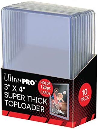 Ultra PRO Toploader 3"x4" 120pt (10ct) for Pokemon Cards, Pokemon Card Binder, Magic the Gathering - Clear PVC Holders for Baseball, Basketball, Yugioh, MTG, Sports Cards Protective Sleeves image 2