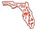 Florida The Sunshine State United States Fridge Magnet