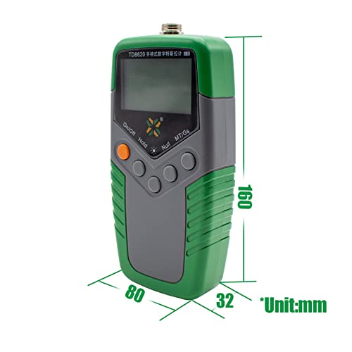 Medidor de Gauss Digital iDili TD8620 con imán permanente miniatura 3