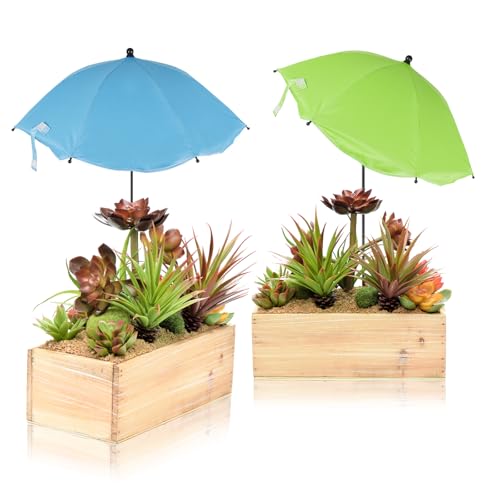 Plant Umbrella for Outdoor Plants, Adjustable Garden Sun Shade Umbrella for Potted Plants and Garden...