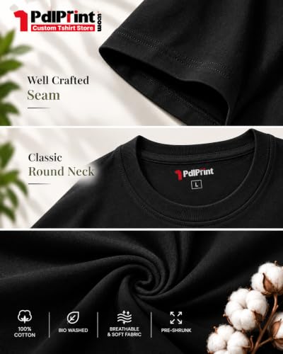 Image of Unisex Regular Fit Personalized T-Shirt, Customised Printed Photo Text, Round Neck, Half Sleeve for Men and Women