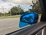 Auto Mirror Anti-Glare Block Night Day Bright Light Shield Shaded Temporary Interior Useage