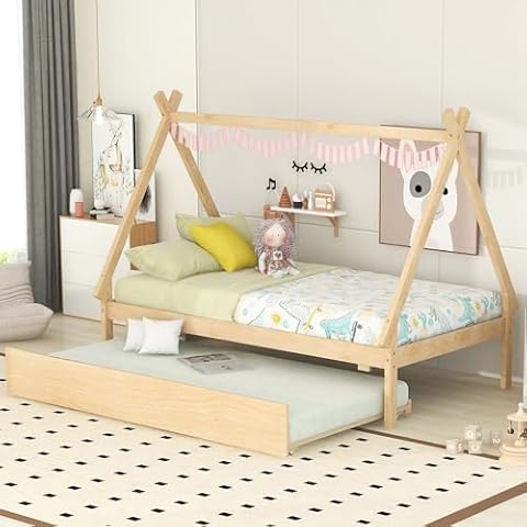 Mirightone Twin Teepee Bed Cover