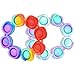 EKKONG Juguetes antiestrés, Explotar Burbujas, Juguete Antiestrés Sensorial, Sensorial Herramientas para Niños Adultos para Aliviar estrés y Ansiedad (Pulsera)